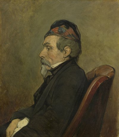 Portrett av Johan-Hendrick-Louis Meyer, marinemaler av Jan Weissenbruch