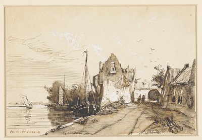 By ved en elv av Jan Weissenbruch