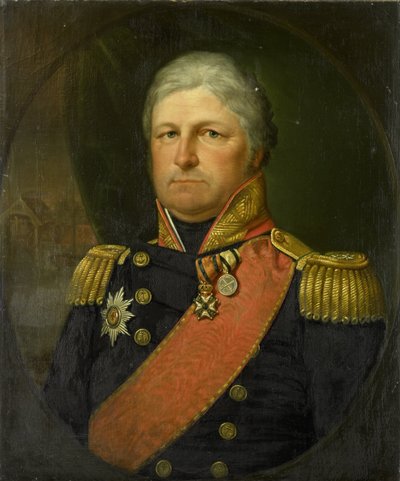 Portrett av kontreadmiral Job Seaburne May av Jan Willem May