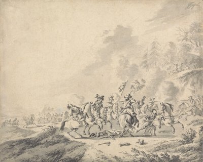 En kavalerikamp av Jan Wyck