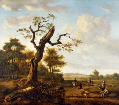 A Hawking Party (olje på lerret) av Jan Wiynants