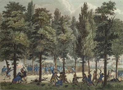 Marseillais på Champs-Elysees, 30. juni 1792, gravert av Reinier Vinkeles (1741-1816) og Daniel Friday (1765-1822) av Jan after Bulthuis