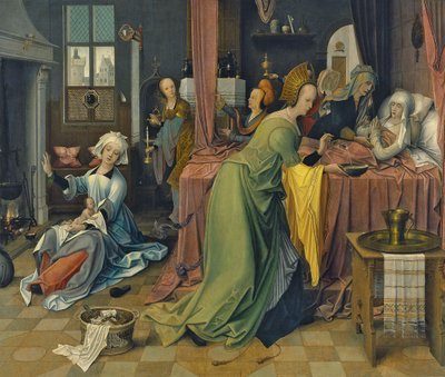 Fødsel av jomfruen av Jan de Beer