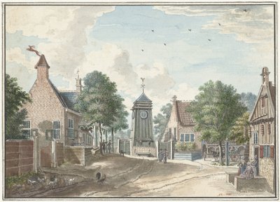 Utsikt over Klokhuis i Overveen av Jan de Beijer