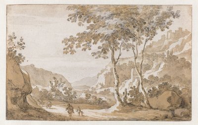 Albano sett fra vest av Jan de Bisschop (attributed to)
