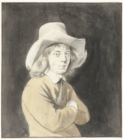 Studie av en mann av Jan de Bray