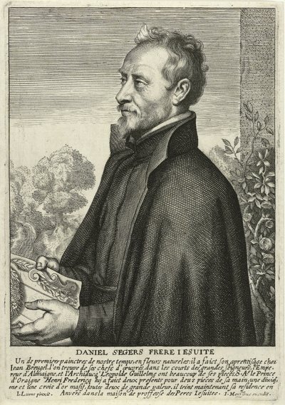 Daniel Segers (gravering) av Jan the Elder (after) Lievens