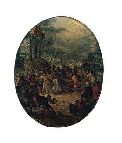 Kristus på veien til Golgata av Jan the Elder Brueghel