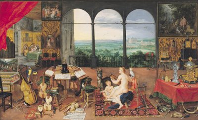 Høring, 1617 av Jan the Elder Brueghel
