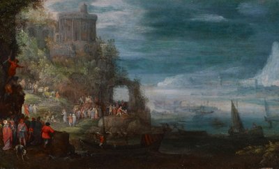 Havbilde og utdrivelse av demoner, ca. 1600 av Jan the Elder Brueghel