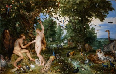 Edens hage med menneskets fall, ca. 1615. av Jan the Elder Brueghel