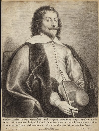Portrett av Nicholas Lanier av Jan the Elder Lievens