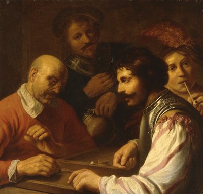 Tric-Trac Players in an Inn, ca. 1623-5 av Jan the Elder Lievens