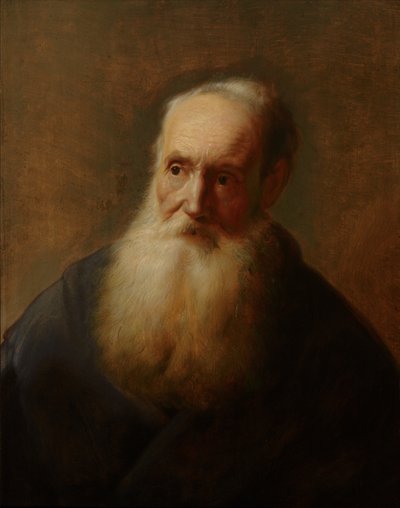 Tronie av en gammel mann av Jan the Elder after Lievens