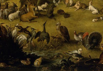 Gruppe av dyr (detalj av Orpheus) av Jan the Elder circle of Brueghel