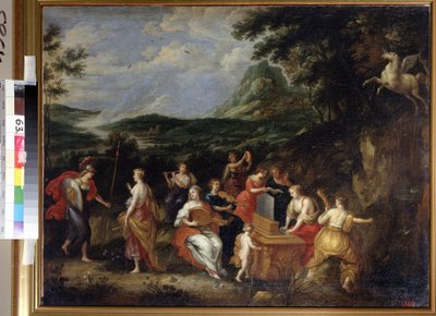 Pallas Athena og musene av Jan van Balen