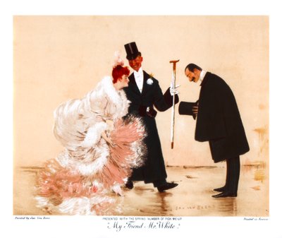 Min venn Mr White, c1870-1920. av Jan van Beers