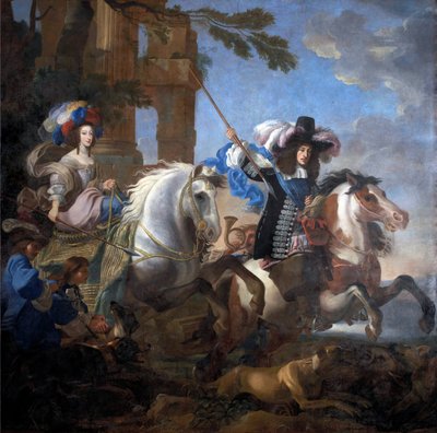 Ferdinand Maria, kurfyrste av Bayern og Henriette av Savoy, ca. 1660 (olje på lerret) av Jan van Bike Miel