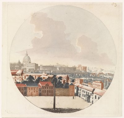 Utsikt over Roma av Jan van Call (I) (possibly)