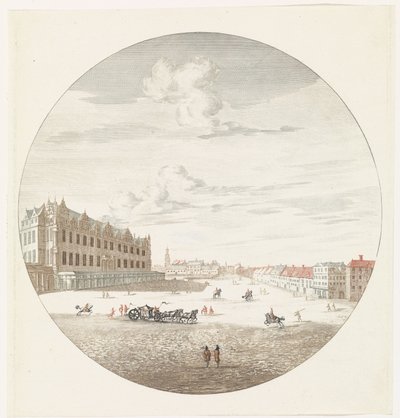 Utsikt over byslottet i Berlin fra torgsiden av Jan van Call (I) (possibly)