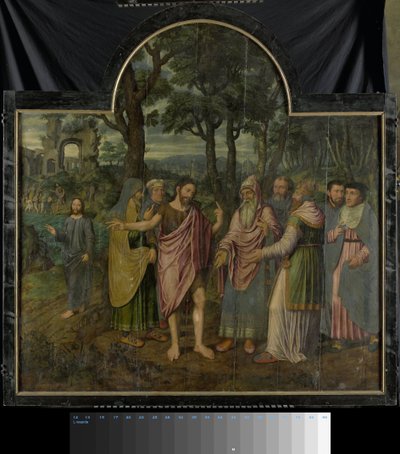 Triptyk med scener fra døperen Johannes