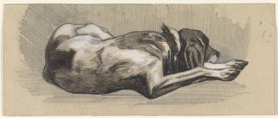 Sovende hund, til høyre av Jan van Essen