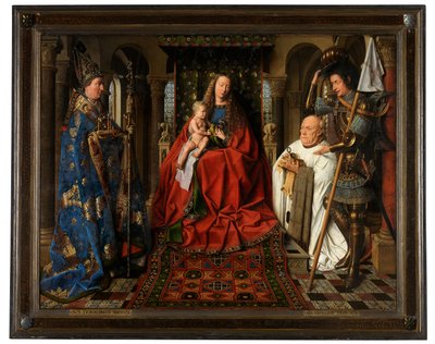Jomfruen og barnet med kanon Joris van der Paele av Jan van Eyck