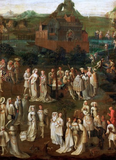 Ekteskapet til Filip den gode med Isabella av Portugal i januar 1430 av Jan van Eyck