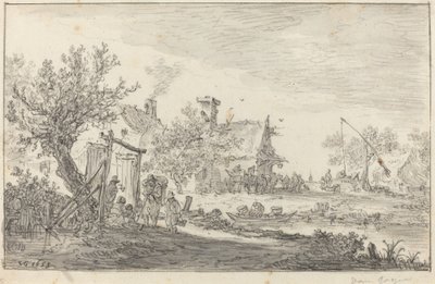 Wayside Inn av Jan van Goyen