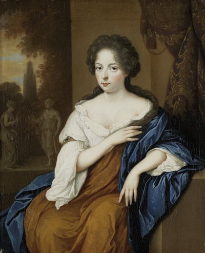 Portrett av en kvinne av Jan van Haensbergen (attributed to)