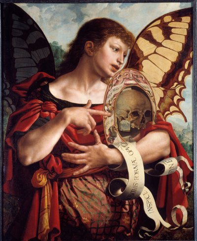Vanite. Maleri av Jan Sanders Van Hemessen (1500-1560) av Jan van Hemessen