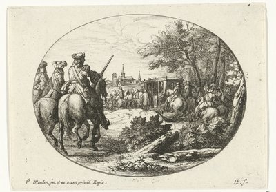 Siege of a City Militære scener fra livet til Louis XIV, kongen av Frankrike (serietittel) av Jan van Huchtenburg