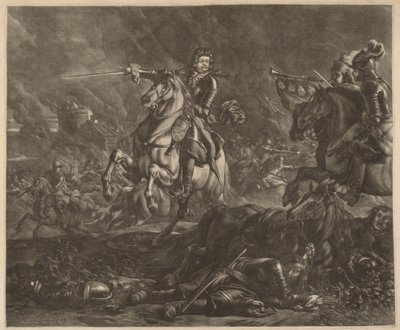 En general på hesteryggen (Charles of Lorraine) av Jan van Huchtenburgh