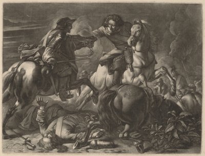 To kjempende ryttere av Jan van Huchtenburgh