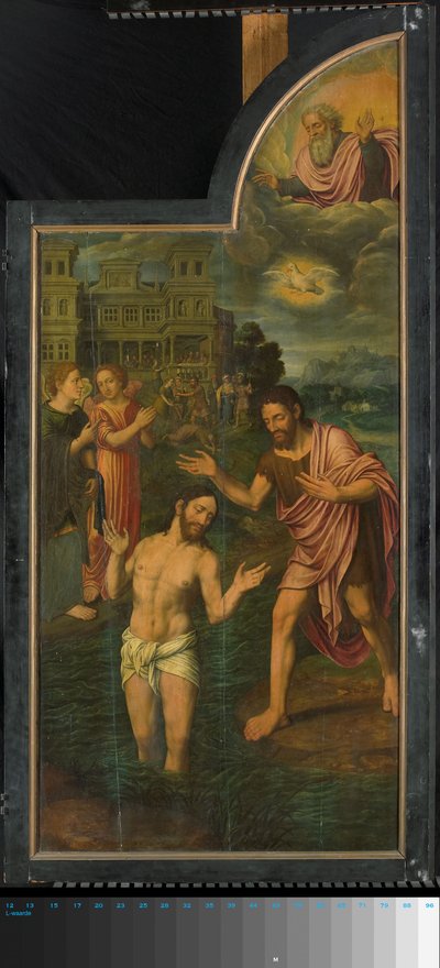 Triptykon med scener fra døperen Johannes#39; liv, høyre panel av Jan van II Coninxloo