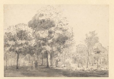 Utsikt over Haarlemmerhout, Haarlem av Jan van Kessel (attributed to)