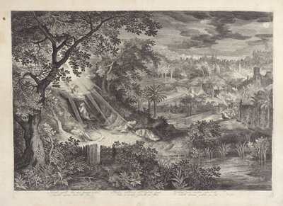 Landskap med Kristus i Getsemane hage av Jan van Londerseel