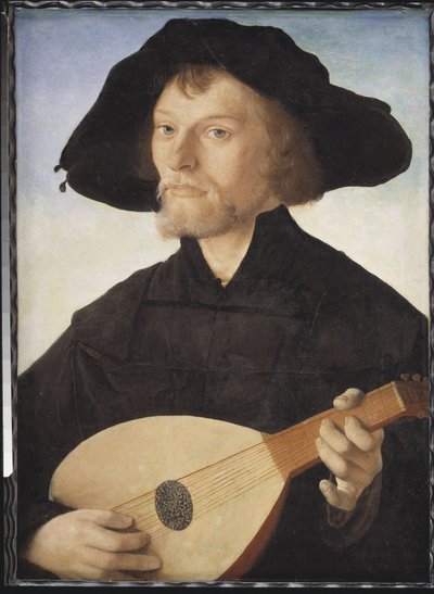 Portrett av en lutspiller av Jan van Scorel