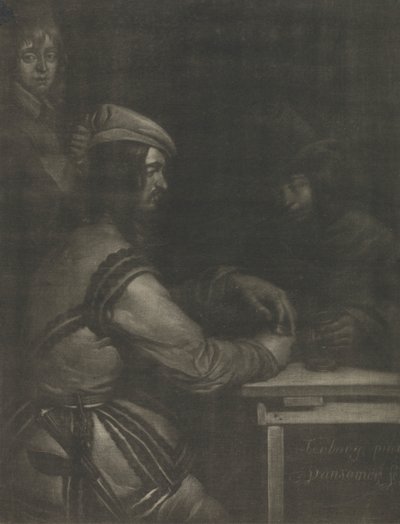 Scene på et vertshus av Jan van Somer