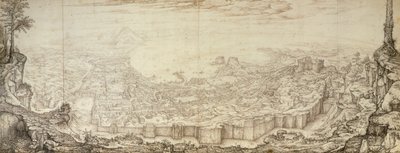 Utsikt over Napoli av Jan van Stinemolen
