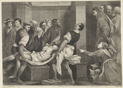 Opwekking van Lazarus Pictorial Theatre (serietittel) av Jan van Troyen