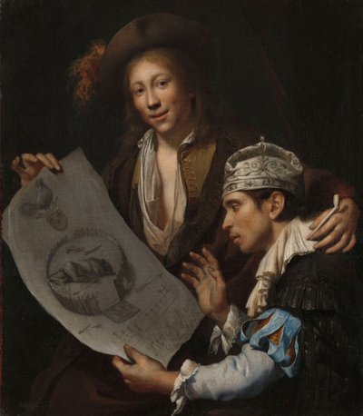 Allegori om den franske invasjonen i 1672 av Jan van Wyckersloot
