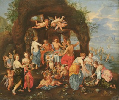 Gudsfesten av Jan van and Balen, Hendrik van Kessel