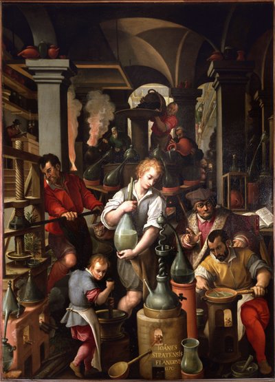 Alkymistens verksted av Jan van der Straet