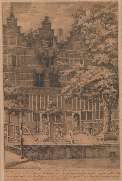 Slokking av brann på Heerengracht (25.-26. april 1683) av Jan van der Heyden