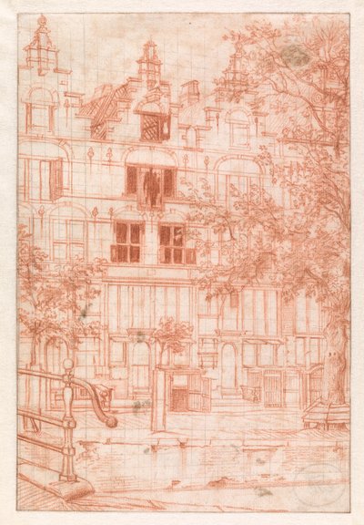 Etter en brann på Herengracht i 1683 av Jan van der Heyden