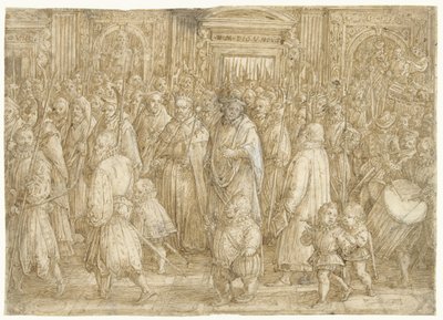 Storhertug Cosimo I av Toscanas tilbakekomst til sitt palass av Jan van der Straet