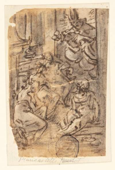 Studer for en komposisjon av Jan van der Straet, called Stradanus
