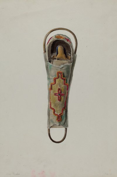 Cree Papoose dukke av Jane Iverson