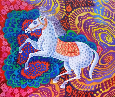 Circus Horse, 2016, av Jane Tattersfield